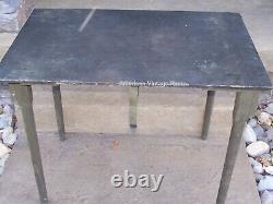 Military Folding Wood Table Desk Vintage Army Camping Reenacting Military Truck