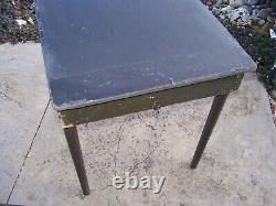 Military Folding Wood Table Desk Vintage Army Camping Reenacting Military Truck