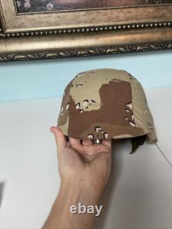 Military Helmet Desert Camo Tan Army Tactical Gear US GI Surplus