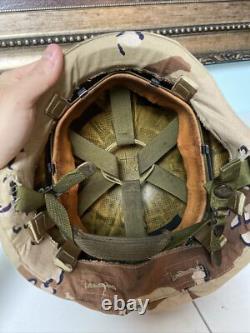 Military Helmet Desert Camo Tan Army Tactical Gear US GI Surplus