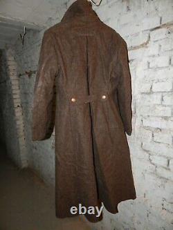 Military Jacket Russian Soldier Overcoat Winter Soviet Coat Army USSR Shinel XXL