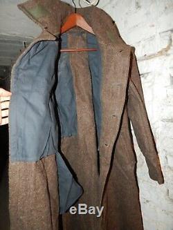 Military Jacket Russian Soldier's overcoat Winter Soviet Coat Army USSR Shinel