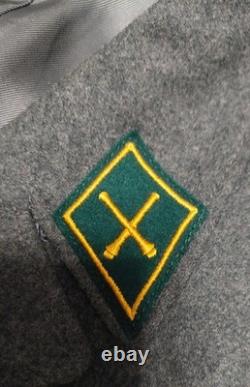 Military Jacket + Trousers, wool, size EU 52 US L, 1985, Swiss Army artillery