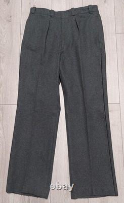 Military Jacket + Trousers, wool, size EU 52 US L, 1985, Swiss Army artillery