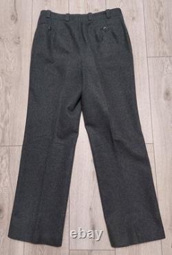 Military Jacket + Trousers, wool, size EU 52 US L, 1985, Swiss Army artillery