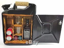 Military Jerry Can Portable Mini Bar Canister Great Gift Army Fuel Kanister