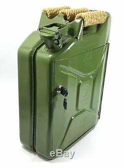 Military Jerry Can Portable Mini Bar Canister Great Gift Army Fuel Kanister