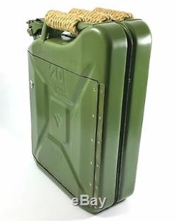 Military Jerry Can Portable Mini Bar Canister Great Gift Army Fuel Kanister