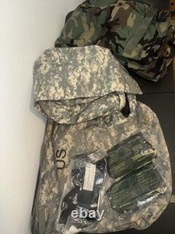 Military Jslist CBRN Bag, Jacket, Pants, Gloves, Wipes. Military Surplus MOPP 4