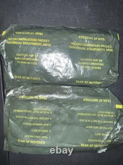 Military Jslist CBRN Bag, Jacket, Pants, Gloves, Wipes. Military Surplus MOPP 4