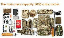 Military MOLLE 2 Large Rucksack with Frame, Army Tactical Backpack, Multicam