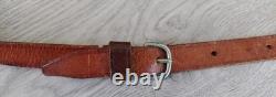 Military Officer Bag, Leather, size 24 x 17 x 3 cm, VTG 1960s, used, Swiss Army