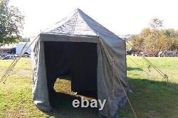 Military Old Style Command Post Tent Skin Only -no Poles. Fair Condition Us Army