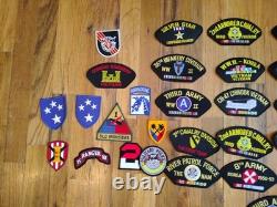 Military Patch Lot (Huge!) Lot Of 66 Patches All US Army