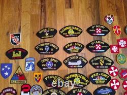 Military Patch Lot (Huge!) Lot Of 66 Patches All US Army