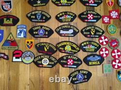 Military Patch Lot (Huge!) Lot Of 66 Patches All US Army
