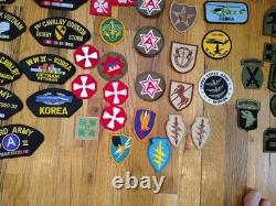 Military Patch Lot (Huge!) Lot Of 66 Patches All US Army