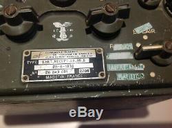 Military Radio Of Frech Army Receiver Transmitter Er. 95. B Prc-25 Prc-77