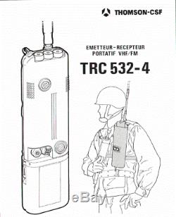 Military Radio Thomson Csf Trc 532-4 Vhf-fm Nato French Army Receiver Transmiter