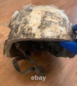 Military Russian Army Helmet (Battle Scarred) War in Ukraine Trophy 2022