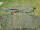 Military Shelter Full Pup Tent Vietnam Style Army With Poles & Stakes Complete