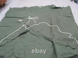 Military Shelter Half 1/2 Pup Tent U. S. Army 2 Halves Ropes Stakes NEW Complete