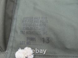 Military Shelter Half 1/2 Pup Tent U. S. Army 2 Halves Ropes Stakes NEW Complete