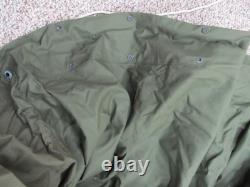 Military Shelter Half 1/2 Pup Tent U. S. Army 2 Halves Ropes Stakes NEW Complete