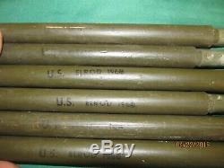 Military Shelter Half 1/2 Pup Tent Vietnam Army W Poles AND Stakes Dated 1968