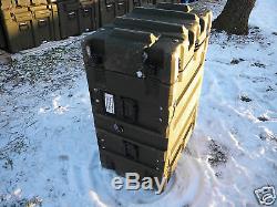 Military Shock Mount Rail 6 Rackmount Unit Storage Case 37-27-17 Container Army