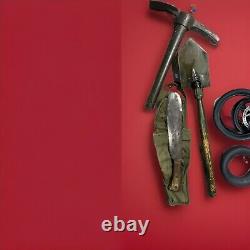 Military Shovel, Pickaxe. Machete And Carry Bag