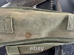 Military Shovel, Pickaxe. Machete And Carry Bag