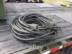 Military Surplus 125 Ish Ft Extension Cord Cable Flood Light Generator Us Army