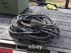 Military Surplus 125 Ish Ft Extension Cord Cable Flood Light Generator Us Army