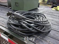 Military Surplus 125 Ish Ft Extension Cord Cable Flood Light Generator Us Army
