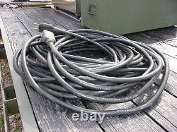 Military Surplus 125 Ish Ft Extension Cord Cable Flood Light Generator Us Army