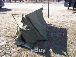 Military Surplus 2 Man Mountain Tent Cold Weather Camping Backpack Army No Poles