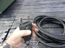 Military Surplus 30 Ish Ft Extension Cord Cable Flood Light Generator Us Army