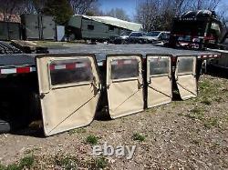 Military Surplus 4 Man Hmmwv Soft Door Set Tan M998 + Handles + Hinges Army