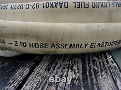 Military Surplus 50' Fuel Transfer Hose Daak01-92-c-0223 M53064 75psi 2id Army