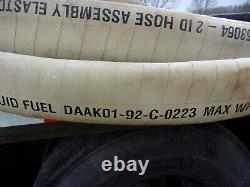 Military Surplus 50' Fuel Transfer Hose Daak01-92-c-0223 M53064 75psi 2id Army