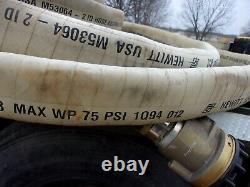 Military Surplus 50' Fuel Transfer Hose Daak01-92-c-0223 M53064 75psi 2id Army