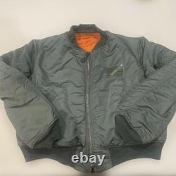 Military Surplus 60s MA-1 Vintage Flight Jacket X-Large US Army Brown