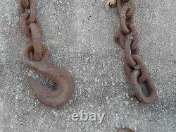 Military Surplus About 20 Foot Logger Equipment Chain Tow Log Tie Down Army Link