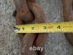 Military Surplus About 20 Foot Logger Equipment Chain Tow Log Tie Down Army Link