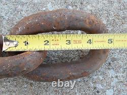 Military Surplus About 20 Foot Logger Equipment Chain Tow Log Tie Down Army Link