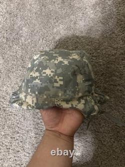 Military Surplus Ach Advanced Combat Helmet Medium Acu Camo Us Army
