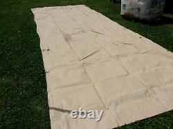 Military Surplus Alaska Tent Wood Hay Cover Trailer Tarp -us Army-very Good