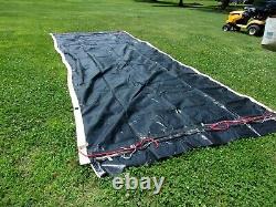 Military Surplus Alaska Tent Wood Hay Cover Trailer Tarp -us Army-very Good