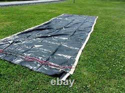 Military Surplus Alaska Tent Wood Hay Cover Trailer Tarp -us Army-very Good